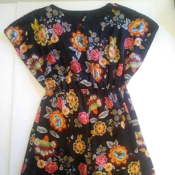 Chocolate Factory M Floral Top Blouse Sleeveless - Picture 6 of 7